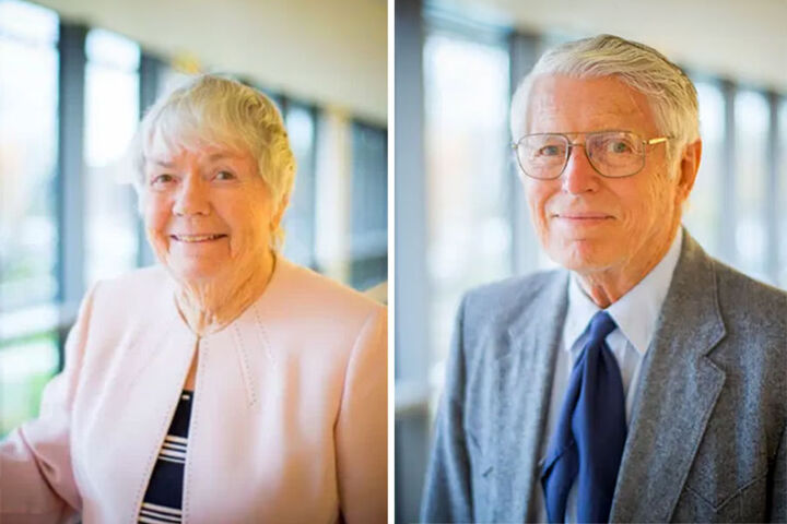 Headshots of Judith and John Gerstring.